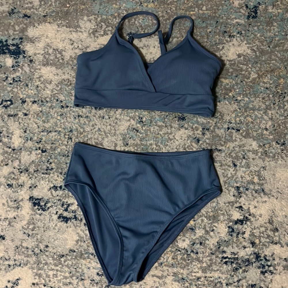 SHEIN blue bikini